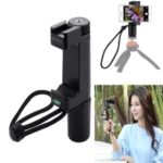 PULUZ PU366 Vlogging Live Broadcast Handheld Grip Selfie Rig Stabilizer Tripod Adapter Mount with Cold Shoe Base & Wrist Strap