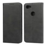Auto-absorbed Wallet Leather Protection Phone Cover for Google Pixel 3a XL – Black