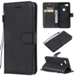 Wallet Leather Cell Phone Case for Google Pixel 3a – Black