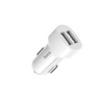 HOCO Z2A Dual USB Port Car Charger 2.4A Output Intelligent Identification – White