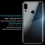 2Pcs/Set IMAK Soft Clear Hydrogel Film 3 Full Coverage Back Protector Soft Explosion-proof Film for HTC U19e