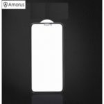 AMORUS 0.3mm 3D Curved Frosted Full Tempered Glass Screen Protector for Apple iPhone XS Max 6.5 inch – Black