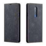 FORWENW Leather Wallet Stand Case for OnePlus 7 Pro – Black