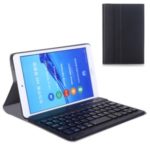 AOM5 Bluetooth Removable Keyboard Leather Casing for Huawei MediaPad M5 Lite 8/Honor Pad 5 8.0-inch – Black