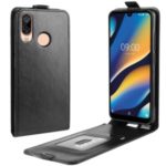 Crazy Horse Vertical Flip Leather Protective Mobile Phone Case for Wiko View3 Lite – Black