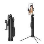 A21 Mobile Phone Handheld Stabilizer Bluetooth Remote Control Video Shooting Tripod 80cm Phone Selfie Stick Monopod – Black