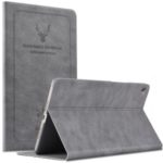 Deer Pattern PU Leather Stand Auto Wake Sleep Tablet Case for iPad Air (2013) – Grey