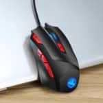 HXSJ S800 Mechanical Macros Define Professional Gaming Mouse with Colorful LED Backlit – Black