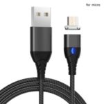 M10 Nylon Braided Magnetic Micro USB Data Sync Charging Cable for Samsung Huawei Xiaomi – Black