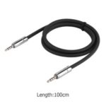 1.0M 3.5 mm Male to Male Stereo Audio Aux Cable – Black