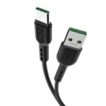 HOCO X33 5A 1M Type-C USB Data Sync Charger Cable for Samsung Huawei Xiaomi – Black