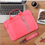 WIWU Bussiness Style Decompression Handbag Splash-proof Laptop Bag for 14-inch Notebooks Laptops Macbook – Red