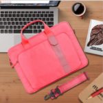 WIWU Bussiness Style Decompression Waterproof Multi-functional Handbag for 15.4-inch Notebooks Laptops Macbook – Red