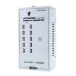 10-Ports 100W 20A Quick Charger USB Hub Charging Station USB Charging Port Hub Intelligent Safety Protection – EU Plug