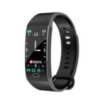 RD11 1.14inch Color Screen Smart Band Sports Fitness Tracker Bluetooth Bracelet Heart Rate Monitoring Waterproof – Black