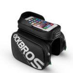 ROCKBROS 6.2-inch Bicycle Bag Top Tube Bike Bag Front Frame Handlebar Bag Touch Screen Cycling Bag – Comet