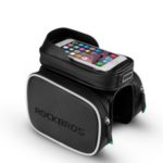 ROCKBROS 6.2-inch Bicycle Bag Top Tube Bike Bag Front Frame Handlebar Bag Touch Screen Cycling Bag – Satellite