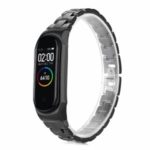 Stainless Steel Watch Band Strap for Xiaomi Mi Band 3/Smart Band 4 – Black