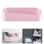 Strong Paste Wall-mounted Shampoo Holder Bathroom Rack – Pink