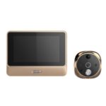 W1 Digital Door Viewer Wireless Peephole Video Doorbell Security Camera Visual Door Electronic Cat Eyes 5.0″ Digital LCD 170-Degree View Angle – AU Plug