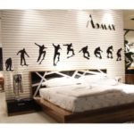 Skateboard Sports Wallpaper Art Decor Mural Room Decal DIY Wall Stickers