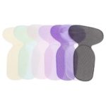 1 Pair Silicone Foot Care Protector Shoe Insole Cushion Pad Soft High Heel Liner Grip Back Anti-slip [Color Random]
