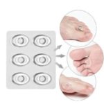 6 PCS Soft Silicone Pain Relief Pressure Spots Heel Pain Pads
