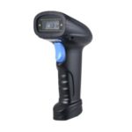 2.4G 1D/2D/QR Barcode Scanner Bar Code Wireless Reader with USB Receiver – Black