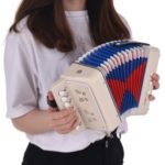 10-Button Kids Children Mini Small Toy Supports Bass Chords  Educational Music Instrument