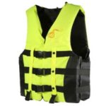 Green/XL Adult Swimming Boating Drifting Safety Life Jacket Vest with Whistle L-2XL