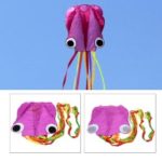 Spring Season Squid Cuttlefish Shape Breeze Sky Flying Sport Kite – Purple