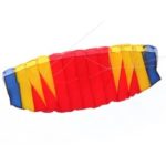 79″ x 27.5″ Tear-resistant Lightweight Premium Nylon Fabric Spring Breeze Kite – Red/Yellow/Blue