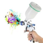 601 HVLP 1.4mm 1.7mm 2.0mm Nozzle Air Spray Gun Gravity Feed Paint Sprayer Auto Car Detail Painting Air Brush Set