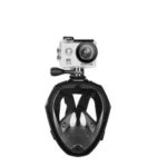 Full Face Detachable Dry Snorkeling Diving Mask Summer Swimming Training Scuba Anti-fog Under Water Snokel – Black/S/M