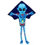 String and Handle Alien Kite for Kids and Adults Large Easy Flying Kite 55Inch X 37Inch