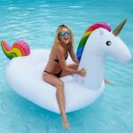 Giant Inflatable Unicorn Pool Swimming Raft, Size: 2.75 x 1.3 x 1.2m