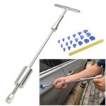 21Pcs Paintless Car Dent Repair Tool Kit Slide Hammer Puller Tabs Suction Cup Hand Tools