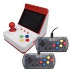 Retro Miniature Arcade Game Console Built-in 360 Classic Games – Red