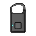 Door Lock LED Light Intelligent Fingerprint Padlock/ Safe USB Charging Rechargeable