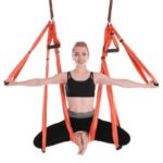 Yoga Training Sling Hammock Aerial Yoga Trapeze Inversion – Set 1/Orange