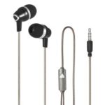 3.5mm Wired Headphones In-Ear Stereo Music Headsets Line Control Earphone Hands-free with Microphone
