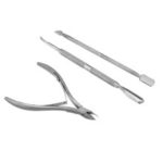 3Pcs Stainless Steel Cuticle Manicure Scissor Nipper Cutter Clipper Tool for Trim Dead Skin and Hangnail