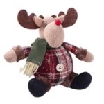 Cotton Santa Claus Snowman Elk Stuffed Christmas Ornament – Elk
