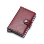 RFID Blocking Wallet Money Pouch Bag Red