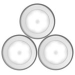 Ultra-Bright LED Magnetic Motion Sensor Light, Pack of 3