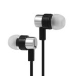 Mini Noise-isolating Universal 3.5mm In-Ear Wired Earphones – Silver