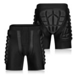 Unisex Padded Hip Butt Protection Outdoor Sports Shorts Armor Hip Protection Shorts Pad – Size: L