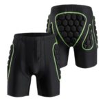 Padded Hip Butt Protection Armor Hip Protection Shorts Pad for Women – Green / Size: L