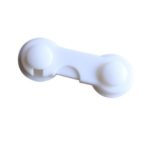 4Pcs Child Security Protective Lock Device Kids Box for Drawers Refrigerator Cabinet Doors – White