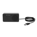 HK-5007 Computer USB Speaker Portable USB-powered Speaker Double Horn 3W Outpu with 1.2m Cable – Black